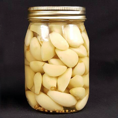 Hot Pickled Garlic