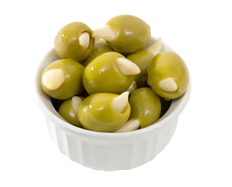 Olive Green Stuffed with Garlic