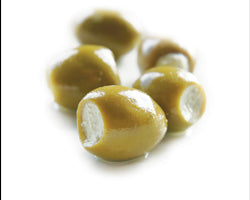 Olive stuffed with blue cheese